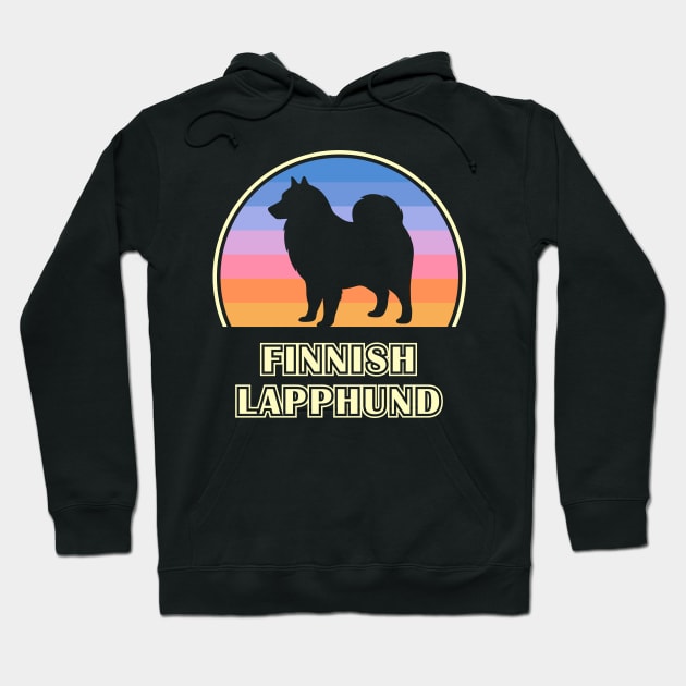 Finnish Lapphund Vintage Sunset Dog Hoodie by millersye